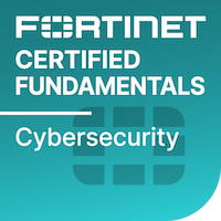 fortinet certified fundamentals certificate badge