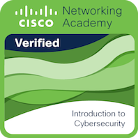 cisco introduction to Cybersecurity badge